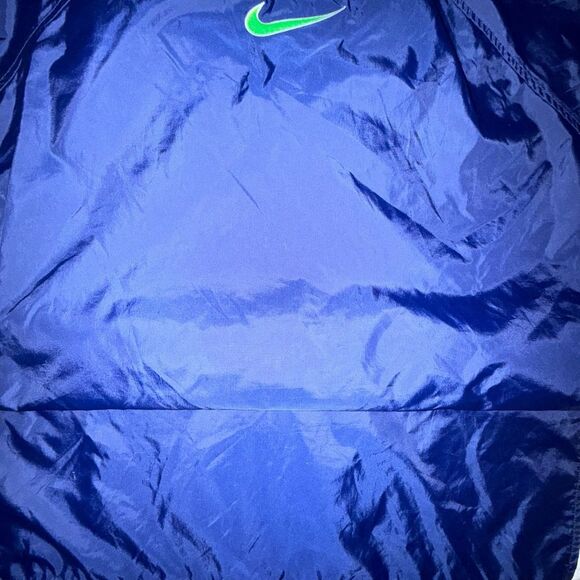 Nike Vintage Windbreaker Jacket Short Sleeve Blue - Picture 6 of 6